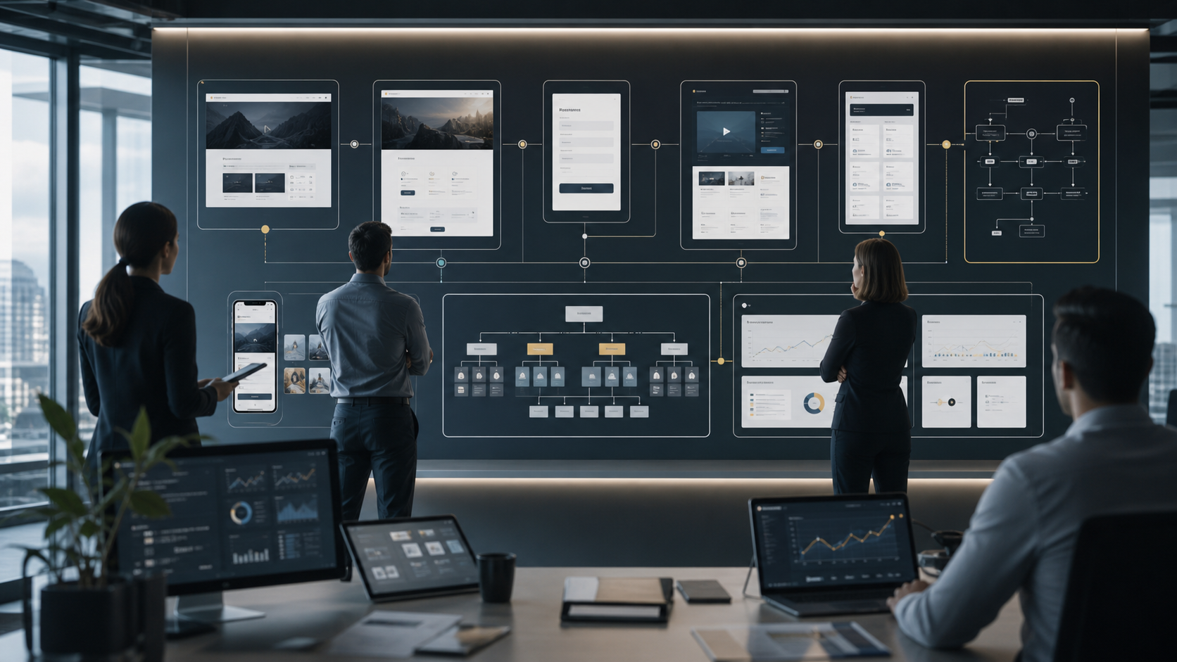Web systems product visual